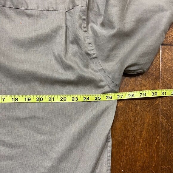 Yves Saint Laurent Casual Neutral Brown Button Down Shirt Y2K Men's Size 18 / XL - Picture 7 of 9